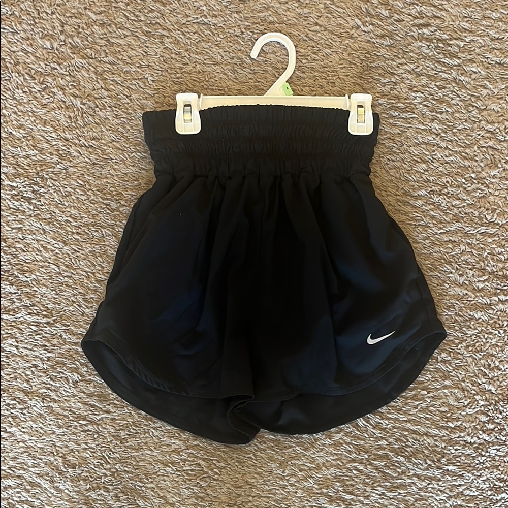 Nike Black High-Waisted Shorts